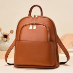 Wholesale Travel School Women Pu Leather Backpack - Image 7