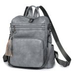 Wholesale Winter Vintage Fashion Women Leopard Backpack - Image 7