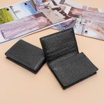 Wholesale Multi-Card Creative Leather Card Holder Solid Color Wallet - Image 6
