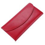 Wholesale Genuine Leather Simple Women Fashion Function Flap Long Wallet - Image 2