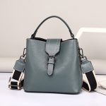 Wholesale Women'S Fashion All-Match Bucket Bag Genuine Leather Handbag - Image 7