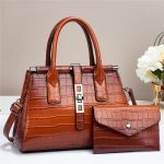 Wholesale Women Fashion Bright PU Large Capacity Handbag - Image 3