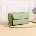 Wholesale Women Casual Clamshell Design Solid Color Large Capacity Purse - Image 6