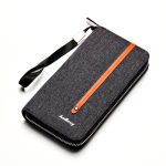 Wholesale Men Long Wallet Multi-Card Canvas Zipper Clutch Large Capacity Purse - Image 7