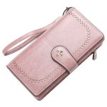 Wholesale Women Wallet Retro Fashion Zipper Coin Purse Simple Long Creative Multi-Card Clutch Bag - Image 7