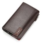 Wholesale Men Clutch Bag Business Casual Large Capacity Lychee Pattern Zipper Clutch Wallet - Image 7