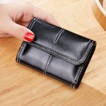 Wholesale Women Oil Wax Leather Multi-Card Card Holder Ladies Coin Purse - Image 7