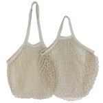 Wholesale Fashion Casual Solid Color Cotton Knitted Shopping Net Bag Beach Bag - Image 16