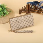 Women Fashion Long Frosted Double Zipper Gradient Multi-Card Position Purses - Image 16