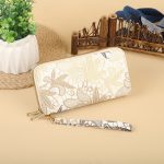 Wholesale Women Fashion Floral Embroidery Double Zipper Long Purses - Image 16