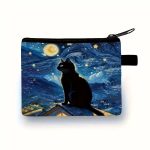 Creative Cat Print Coin Storage Wallet - Image 10