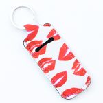 Women Personalized Creative Leopard Flower Butterfly Perfum Bottle Keychain Bag - Image 13