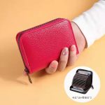 Wholesale Fashion Simple Solid Color Multifunctional Zipper Card Bag Wallet - Image 7