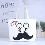 Wholesale Women Fashion Casual Printed Large Capacity Canvas Beach Bag - Image 15