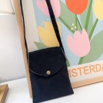 Women Fashionable Simple Macaroon Solid Color Canvas Mini Crossbody Bag - Image 16