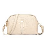 Vintage Women Double Zipper Crossbody Bag - Image 16