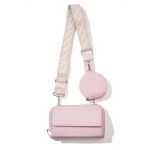 Women Fashion Simple Solid Color Wallet Pendant Square Crossbody Bag - Image 9