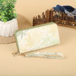 Wholesale Women Fashion Floral Embroidery Double Zipper Long Purses - Image 17