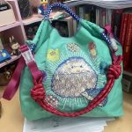 Wholesale Women Fashion Nylon Embroidered Large Capacity Canvas Shopping Bag - Image 17
