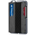 Men'S Fashion Casual Genuine Leather Bark Pattern Metal Anti-Magnetic Automatic Shot Card Wallet