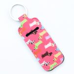 Women Personalized Creative Leopard Flower Butterfly Perfum Bottle Keychain Bag - Image 15