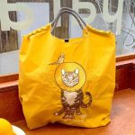 Wholesale Women Fashion Nylon Embroidered Large Capacity Canvas Shopping Bag - Image 18