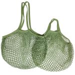 Wholesale Fashion Casual Solid Color Cotton Knitted Shopping Net Bag Beach Bag - Image 18