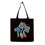 Wholesale Women'S Creative Large Capacity Portable Mushroom Print Shopping Bag - Image 34
