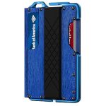 Wholesale Men'S Fashion Casual Genuine Leather Bark Pattern Metal Anti-Magnetic Automatic Shot Card Wallet