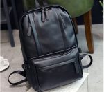 Casual Men Travel Bag Large Capacity Pu Leather Backpack - Image 18