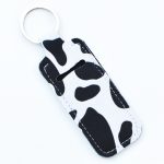 Women Personalized Creative Leopard Flower Butterfly Perfum Bottle Keychain Bag - Image 16