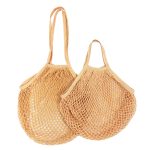 Wholesale Fashion Casual Solid Color Cotton Knitted Shopping Net Bag Beach Bag - Image 19