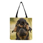 Wholesale Personalized Large-Capacity Cute Pet Dog Printing Shopping Bag - Image 42