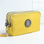 Women Fashion Casual Solid Color Zipper Nylon Wallets - Image 20