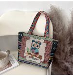 Wholesale Women Fashion Ethnic Embroidered Canvas Tote Bag - Image 20