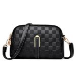 Vintage Women Double Zipper Crossbody Bag - Image 21