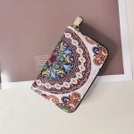 Women Fashion Ethnic Style Retro Organ Short Wallet - Image 43
