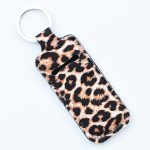 Women Personalized Creative Leopard Flower Butterfly Perfum Bottle Keychain Bag - Image 19