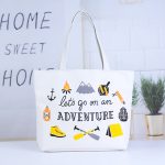 Wholesale Women Fashion Casual Printed Large Capacity Canvas Beach Bag - Image 21