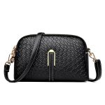 Vintage Women Double Zipper Crossbody Bag - Image 22
