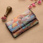 Wholesale Women Fashion Vintage Ethnic Style Cartoon Pattern Kids Print Wallet - Image 23