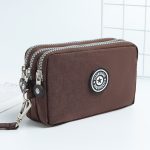 Women Fashion Casual Solid Color Zipper Nylon Wallets - Image 23