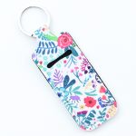 Women Personalized Creative Leopard Flower Butterfly Perfum Bottle Keychain Bag - Image 21