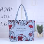 Wholesale Women Fashion Casual Printed Large Capacity Canvas Beach Bag - Image 24
