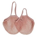 Wholesale Fashion Casual Solid Color Cotton Knitted Shopping Net Bag Beach Bag - Image 24