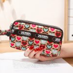 Women Fashion Floral Print Zipper Mini Purses - Image 25