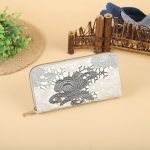 Wholesale Women Fashion Creative Floral Embroidery Large Capacity Zipper Purses - Image 8