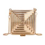 Wholesale Women Mini Crossbody Square Heart Metal Chain Coin Purse Bag - Image 8