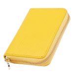 Men Solid Color Short Zipper Wallet - Image 8