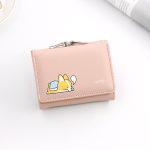 Women Short Cartoon Puppy Coin Tri-Fold Wallet - Image 7